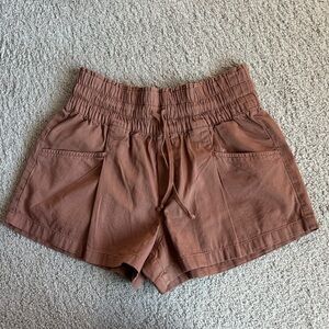 NWT Aerie High Waist Brown Shorts Size S